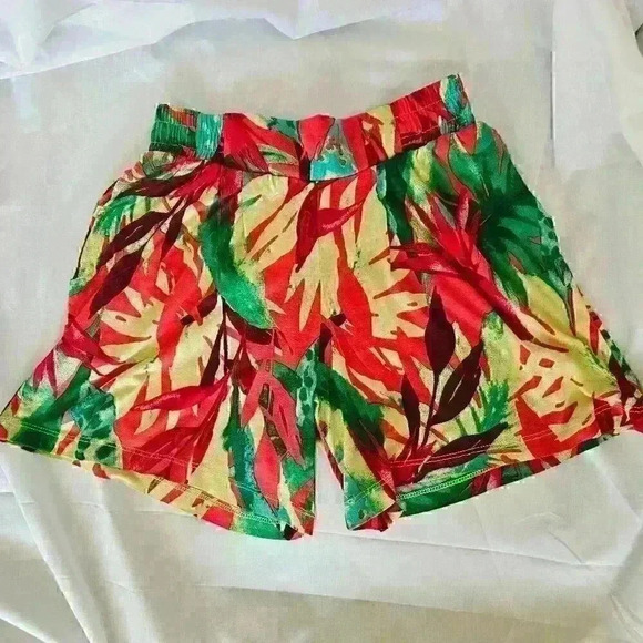 ✨Like New✨  Lascana for Venus Flowy Patterned Hawaiian Shorts, Size XS - Picture 1 of 7